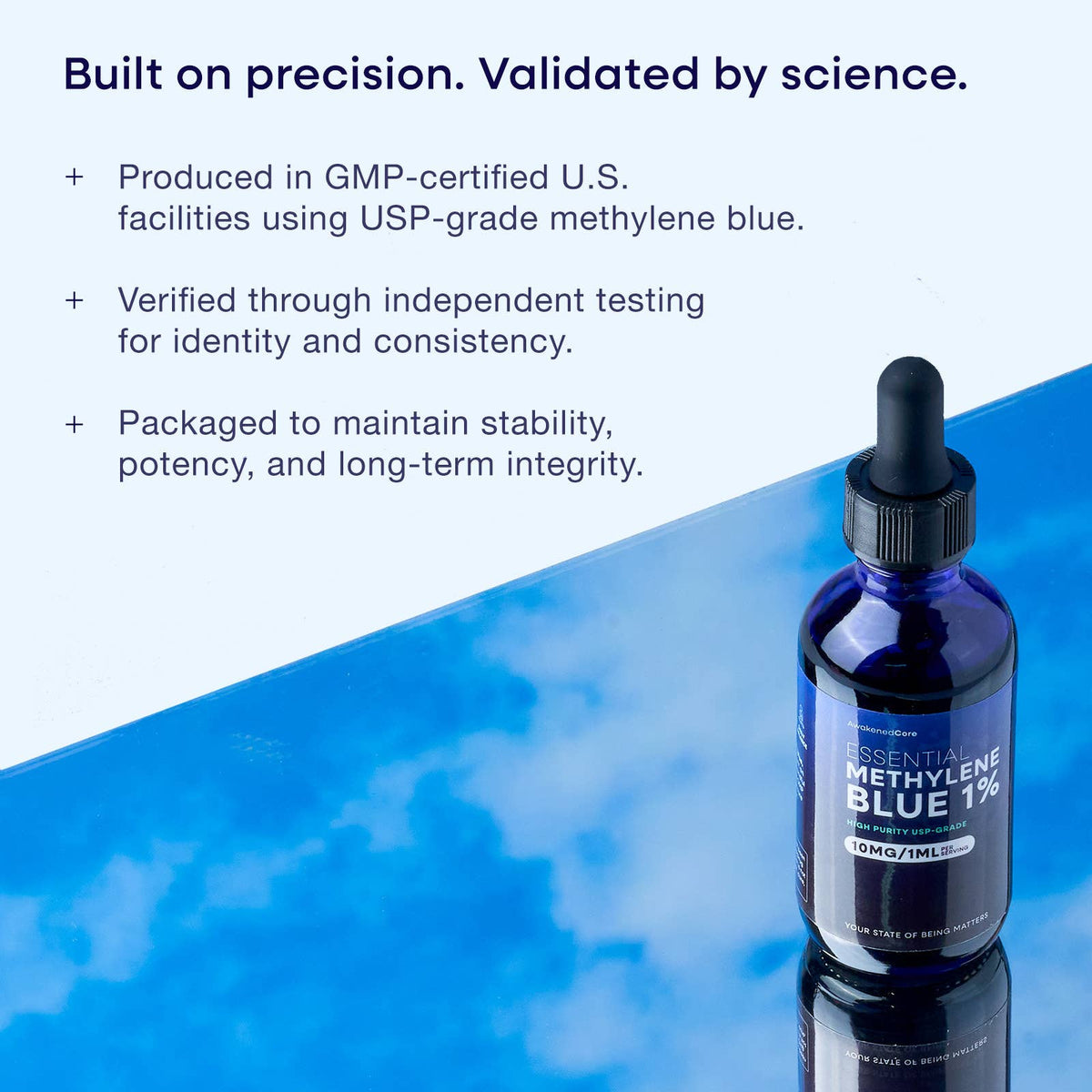 Methylene Blue - USP Grade & Lab Tested - Liquid Drops - COMING SOON
