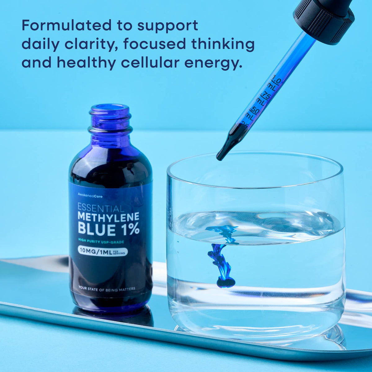 Methylene Blue - USP Grade & Lab Tested - Liquid Drops - COMING SOON
