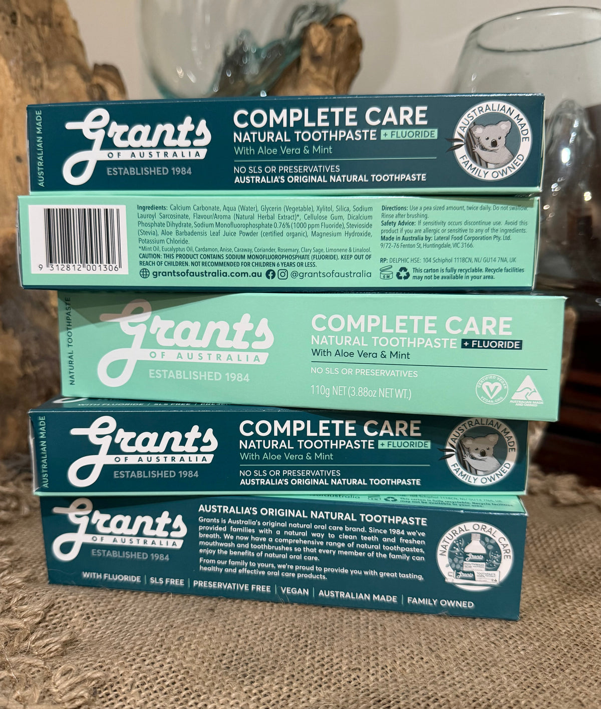 Grant’s Complete Care Natural Toothpaste + Fluoride – 110g