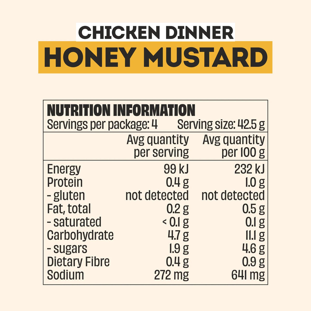 HONEY MUSTARD RECIPE BASE SAUCE - 2 pk