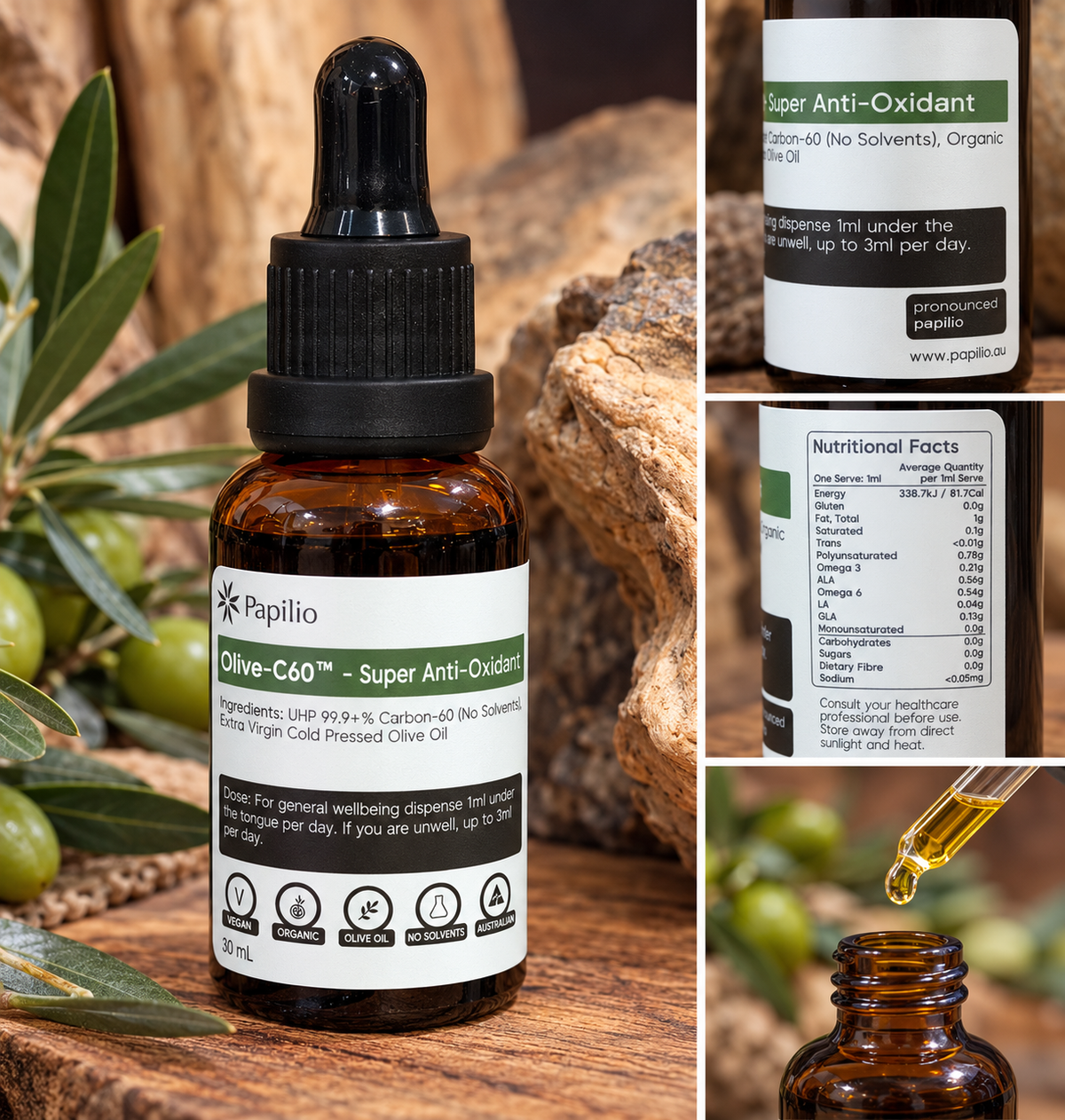 Papilio Olive-C60™ – 30mL