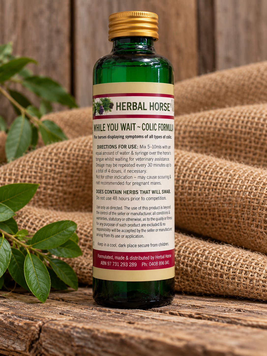 While You Wait – Colic Formula by Herbal Horse
