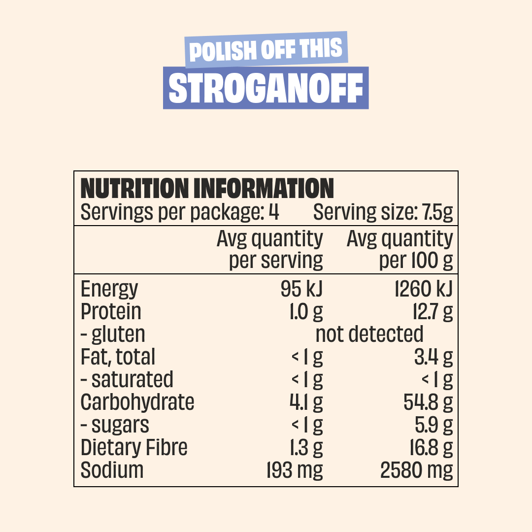 HEARTY STROGANOFF