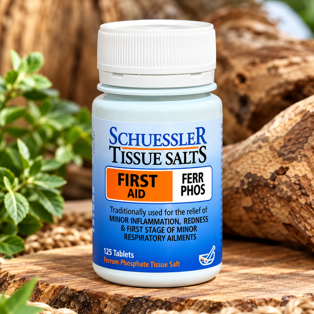 Schuessler Tissue Salts – First Aid (Ferr Phos) | 125 Tablets