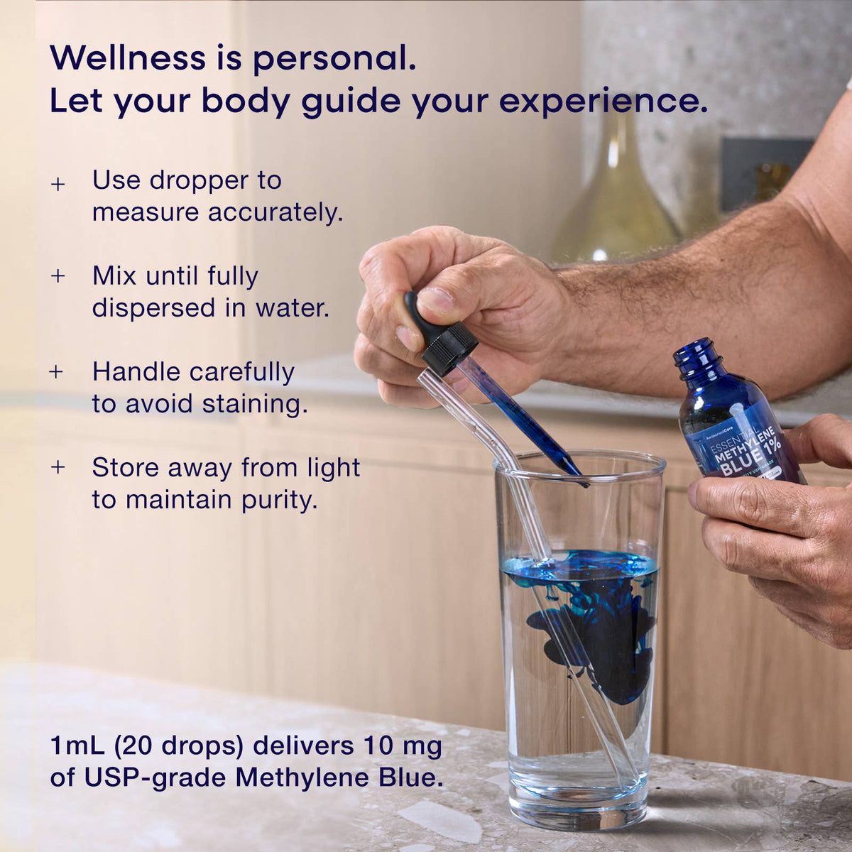 Methylene Blue - USP Grade & Lab Tested - Liquid Drops - COMING SOON