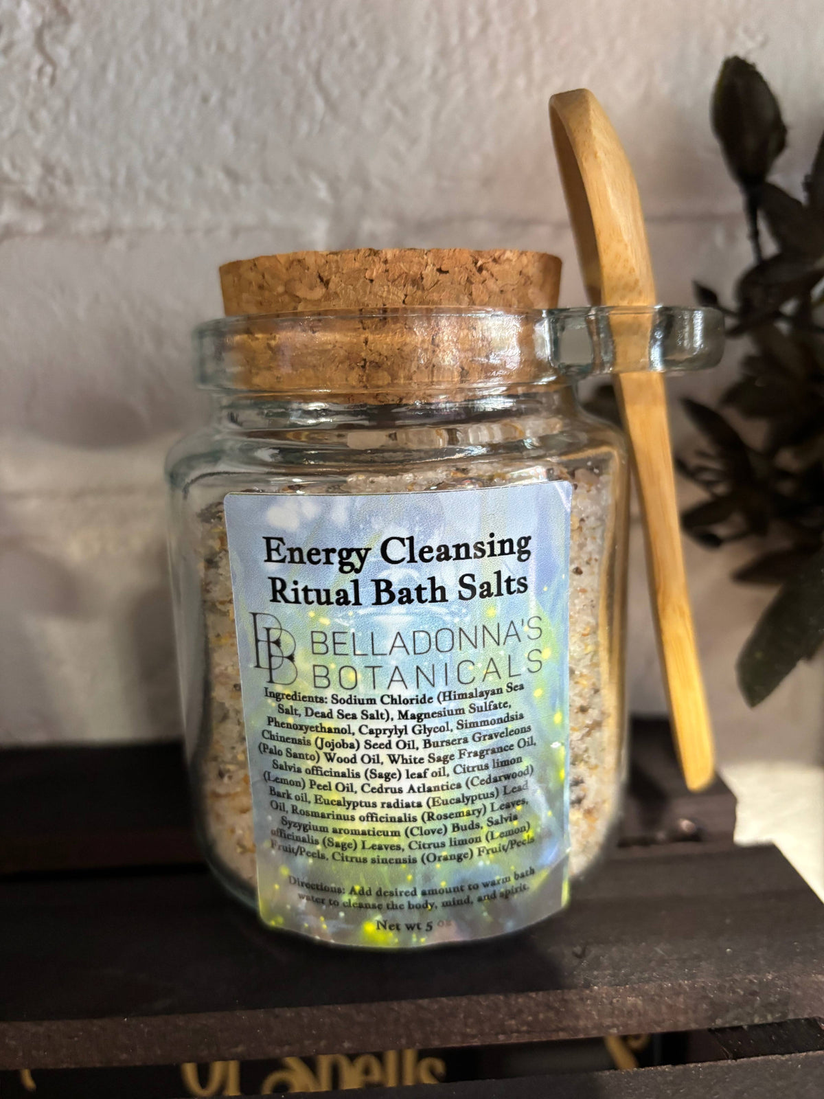 Energy Cleansing Ritual Bath Salt Jar - COMING SOON