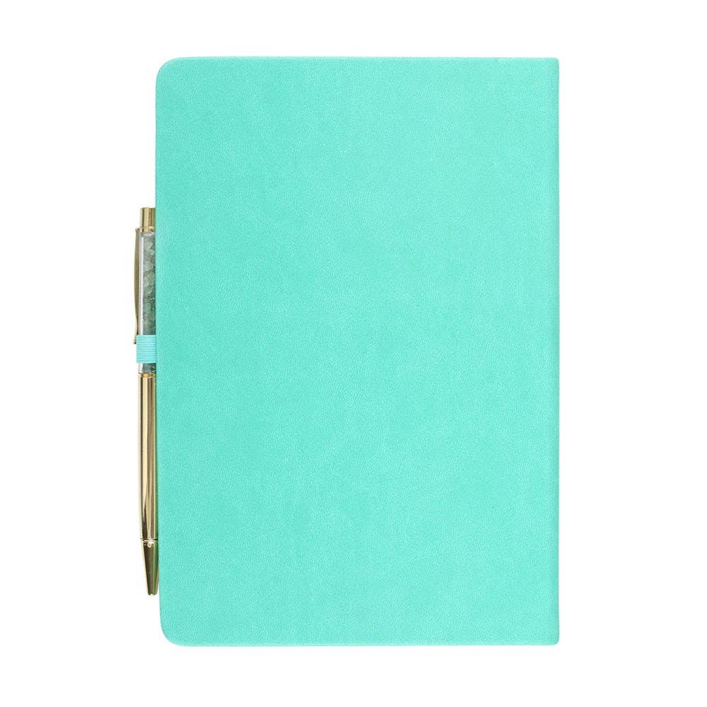 Wellness Journal A5 with Aventurine Pen