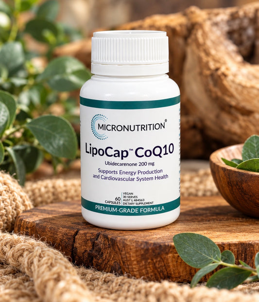 Micronutrition LipoCap™ CoQ10 200mg – 60 Capsules