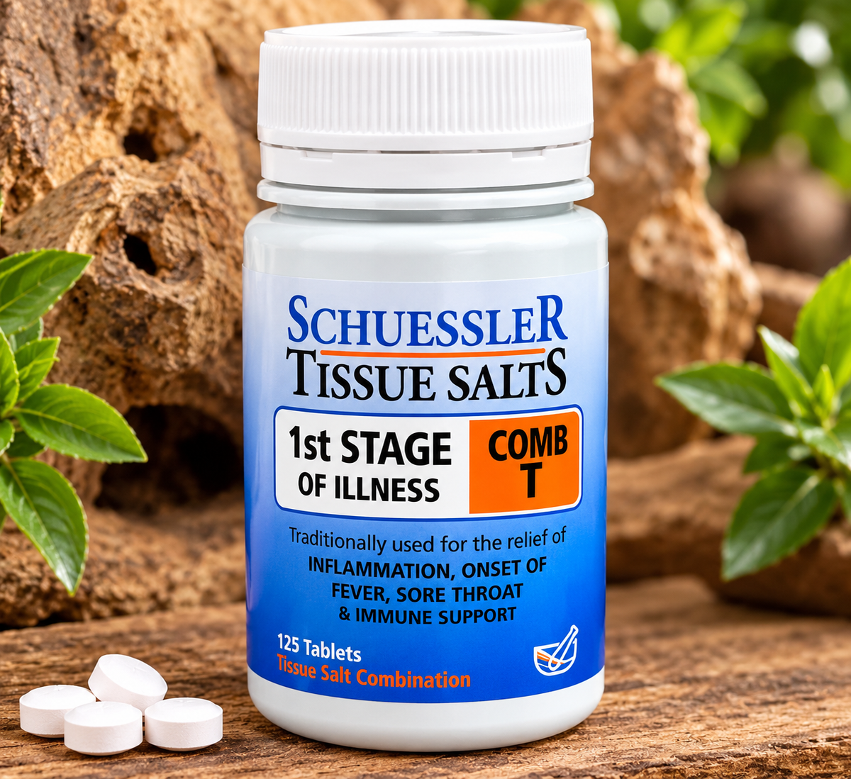 Schuessler Tissue Salts – 1st Stage of Illness Combination T | 125 Tablets