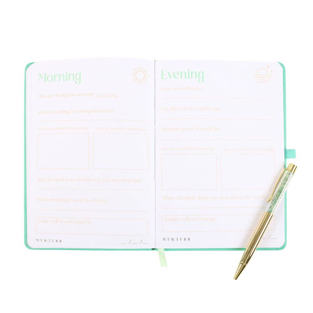 Wellness Journal A5 with Aventurine Pen