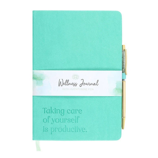 Wellness Journal A5 with Aventurine Pen