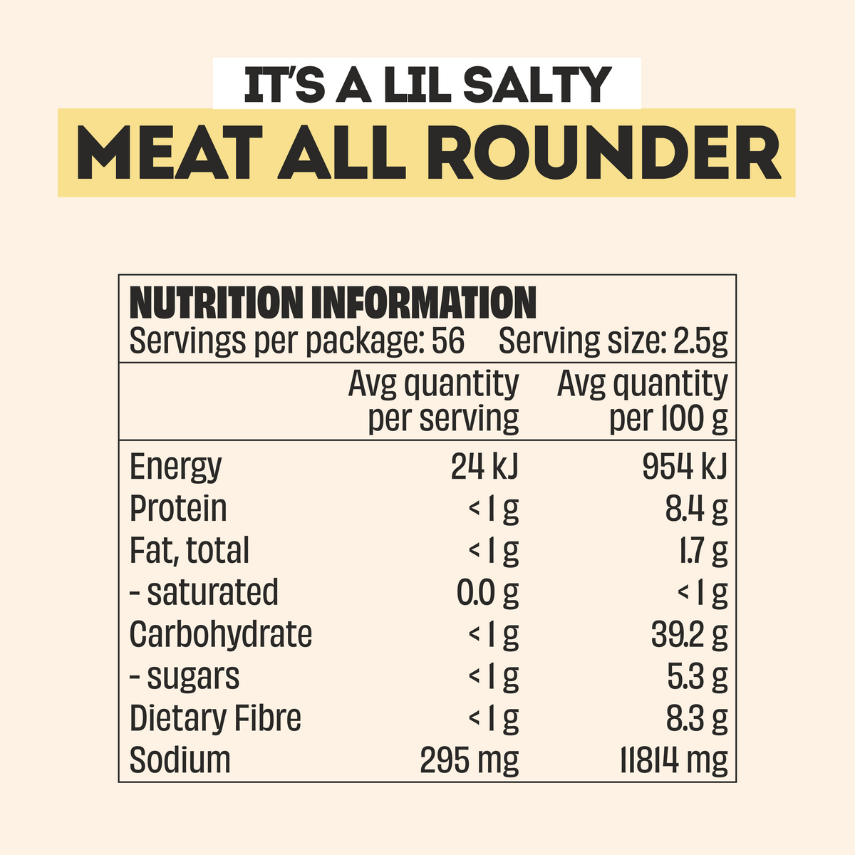 MEAT ALL ROUNDER SEASONING