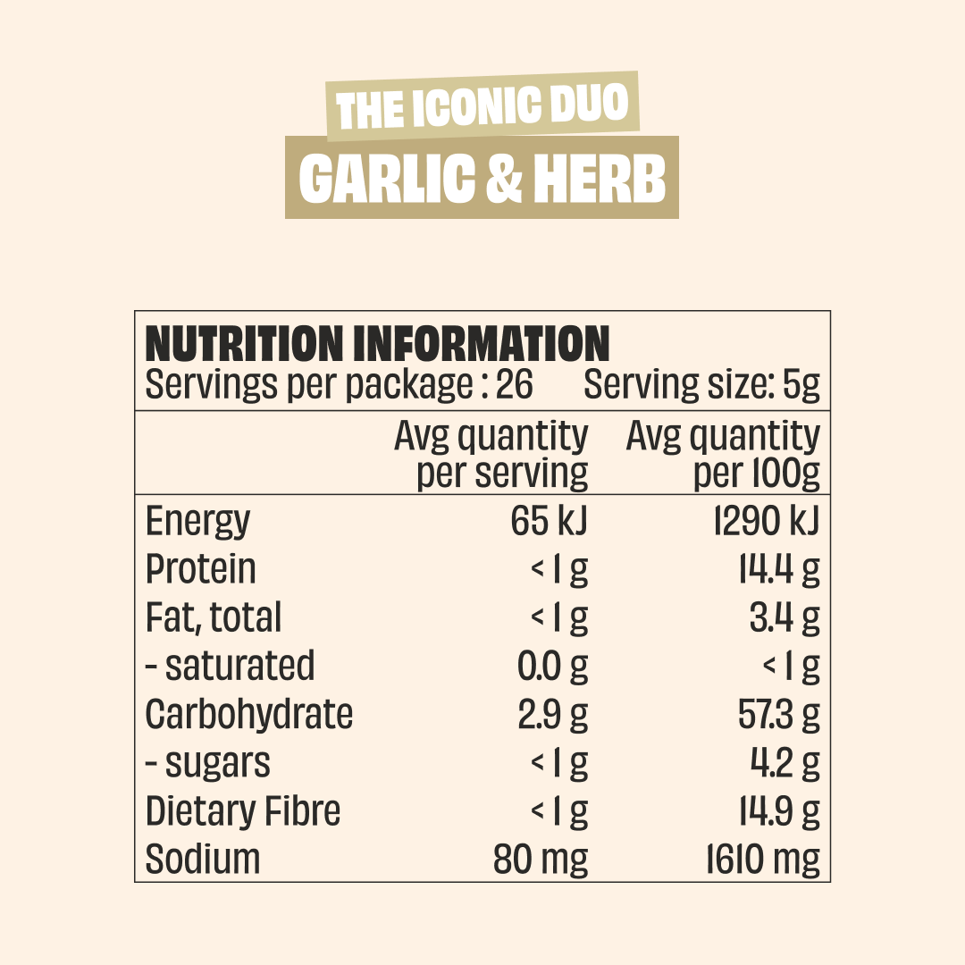 GARLIC & HERB SEASONING LARGE BOTTLE