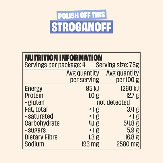 HEARTY STROGANOFF