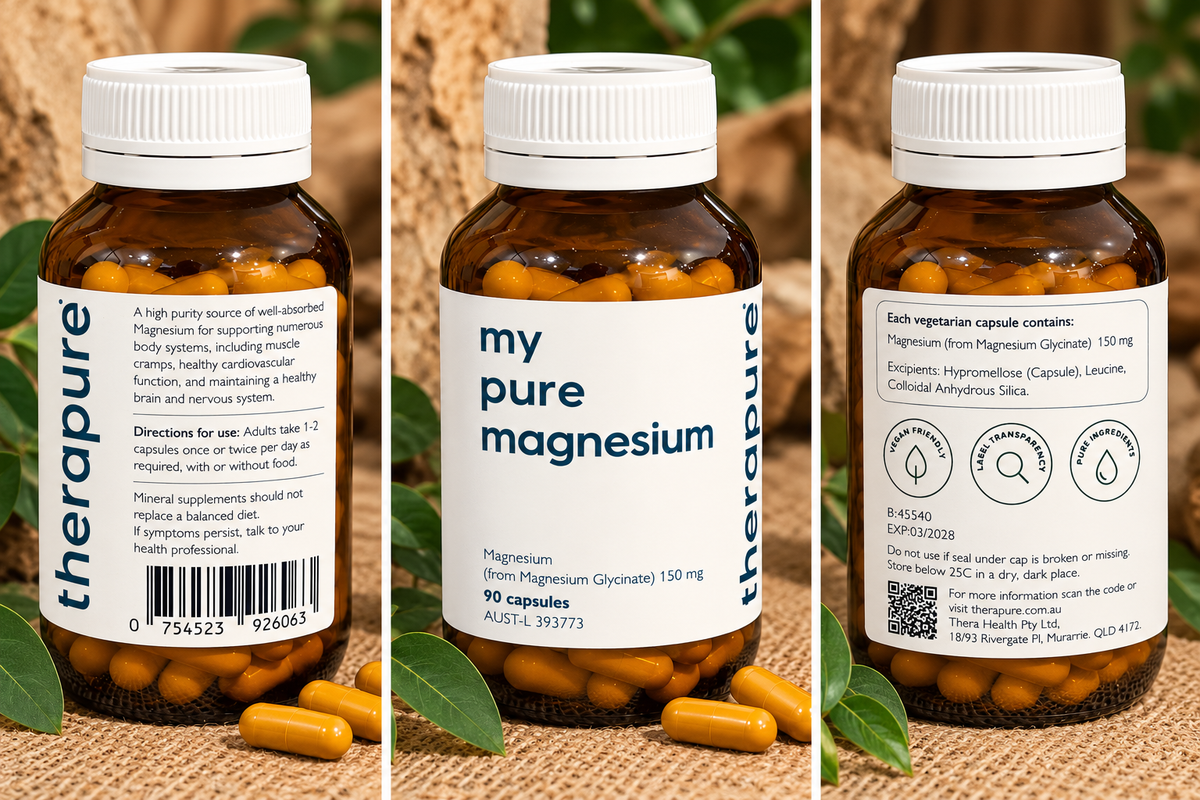 TheraPure My Pure Magnesium – 90 Capsules