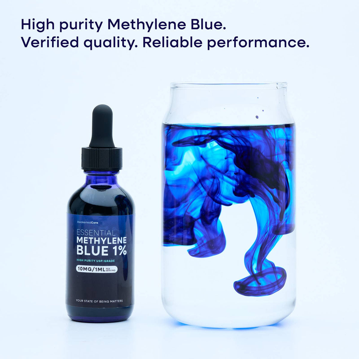 Methylene Blue - USP Grade & Lab Tested - Liquid Drops - COMING SOON