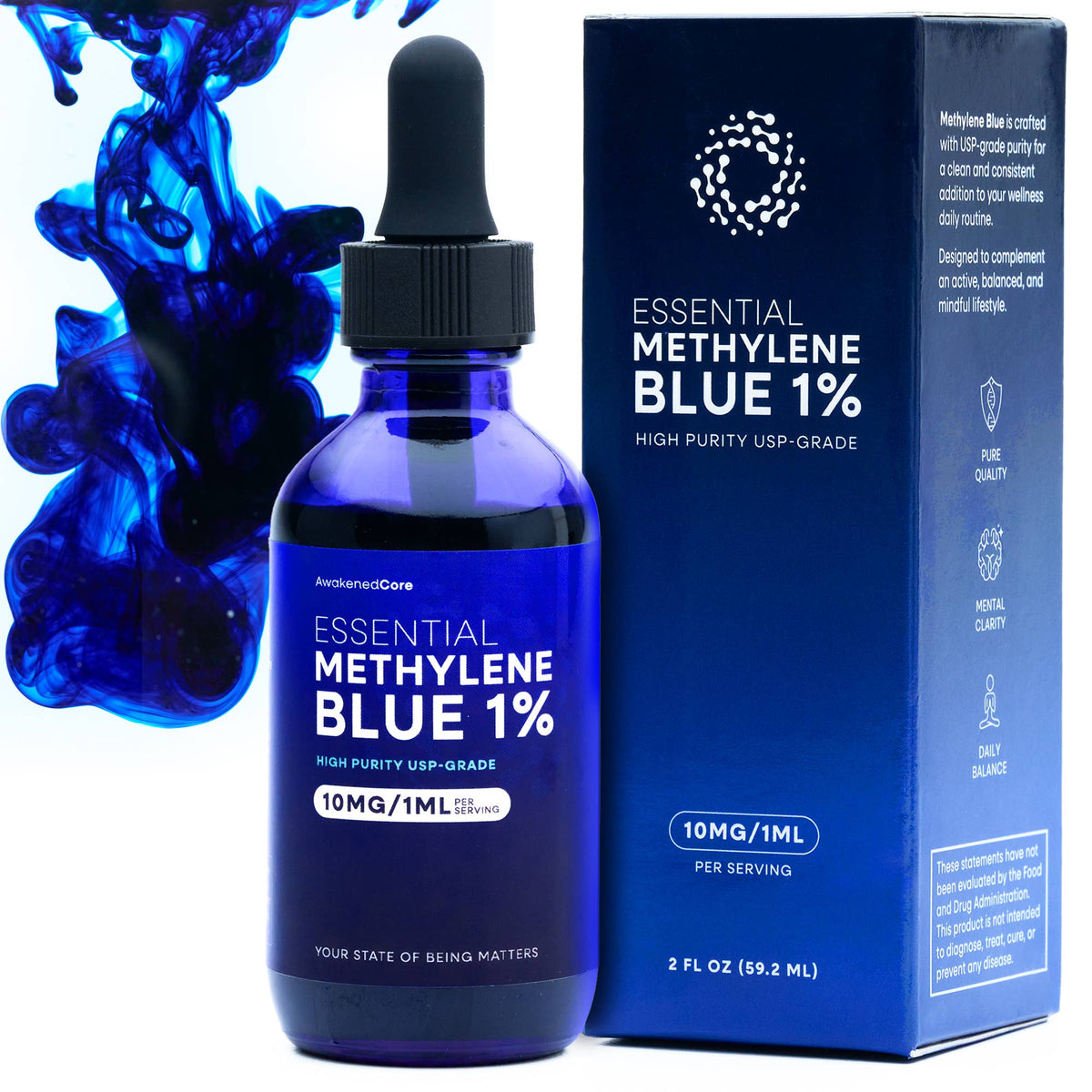 Methylene Blue - USP Grade & Lab Tested - Liquid Drops - COMING SOON