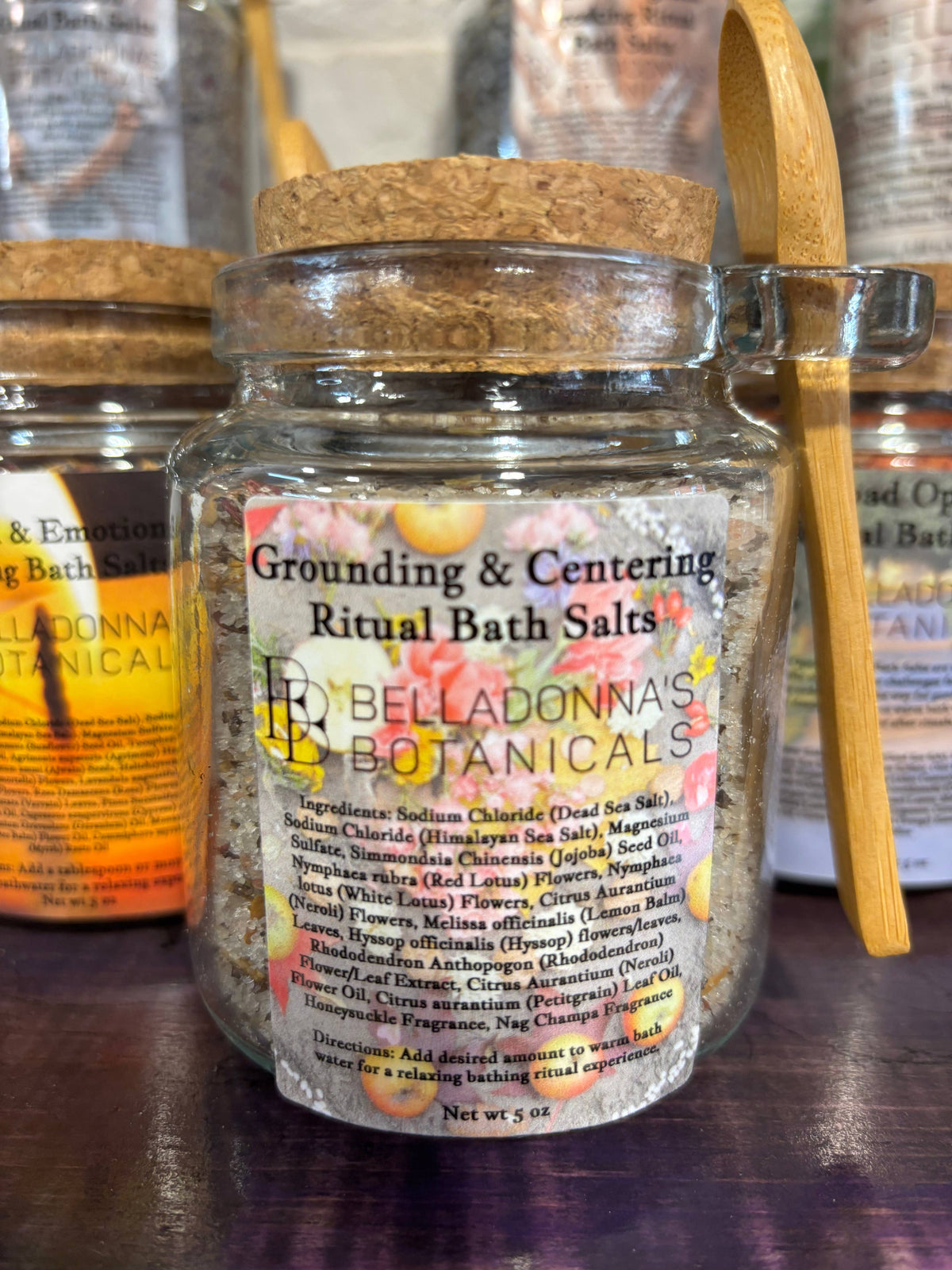 Grounding & Centering Ritual Bath Salt Jar - COMING SOON